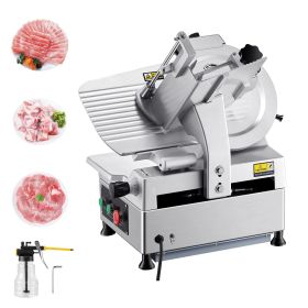 Automatic Meat Slicer, 180W + 370W Deli Slicer with a 12 inch Premium 65Mn Blade, 0-0.3 inch Adjustable Thickness