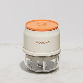 MODONG Multi-purpose Electric Garlic Masher; Chopper; Household Small Meat Grinder (capacity: 250ML)